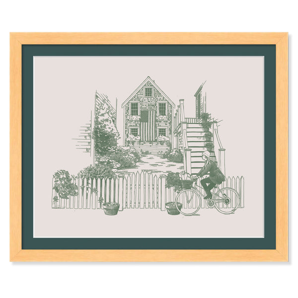 Toile de Provincetown House Print