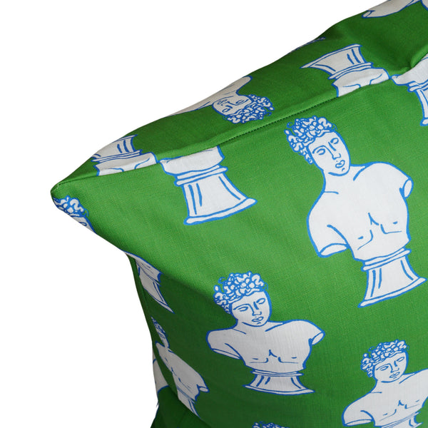 Adonis Pillow in Basil Green