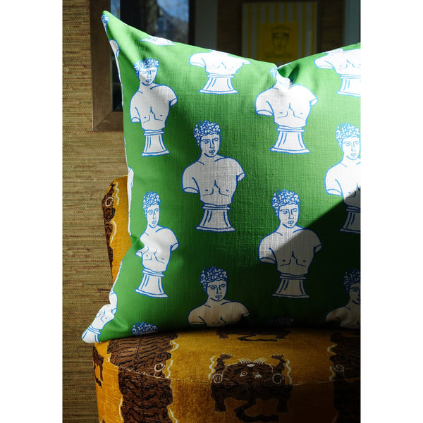 Adonis Pillow in Basil Green