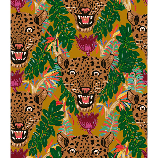 Fierce Leopard Fabric