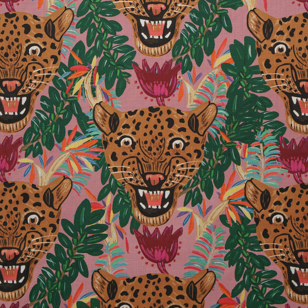 Fierce Leopard Fabric