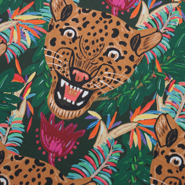Fierce Leopard Fabric