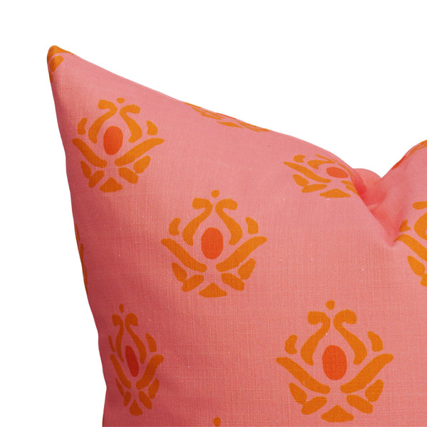 Harper Pillow in Peach