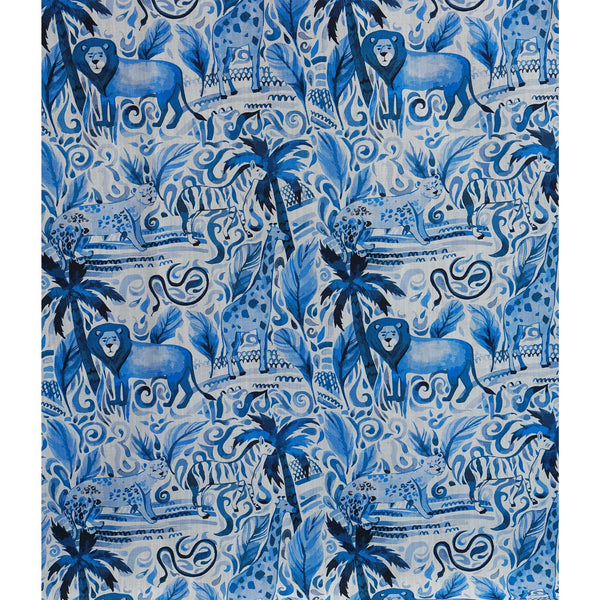Journey in the Jungle Mono Blue