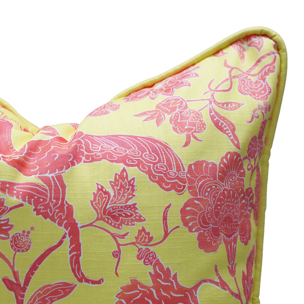 Peacock Batik Pillow