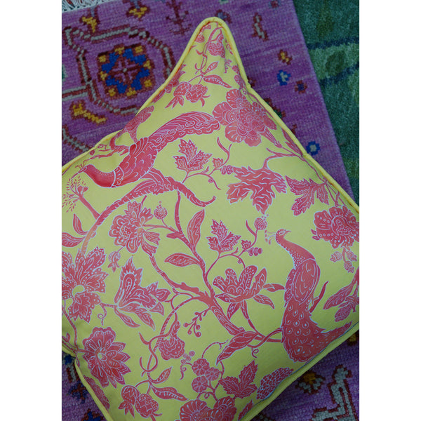 Peacock Batik Pillow