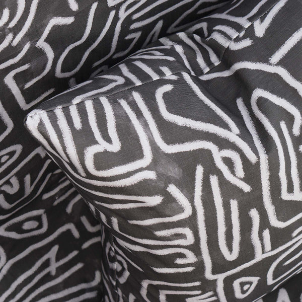 Ritual in Charcoal Pillow