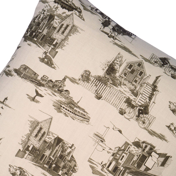 Toile de Provincetown Pillow