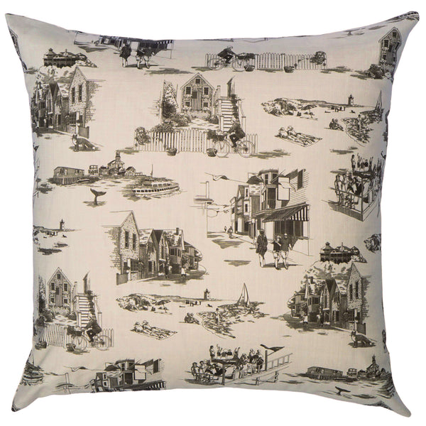 Toile de Provincetown Pillow