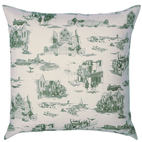 Toile de Provincetown Pillow