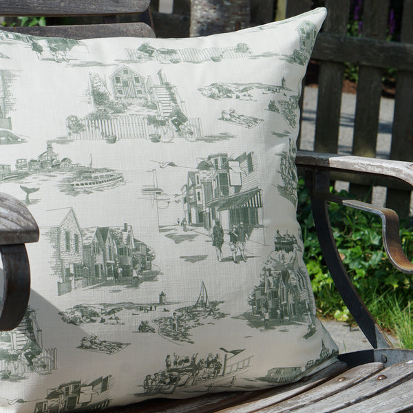 Toile de Provincetown Pillow