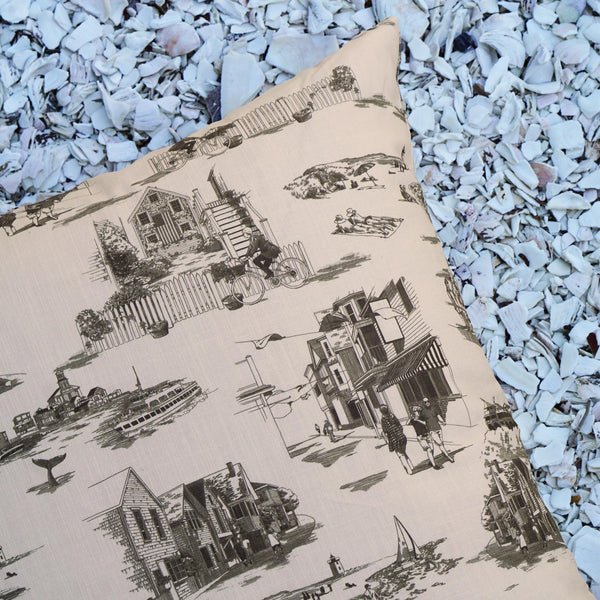 Toile de Provincetown Pillow