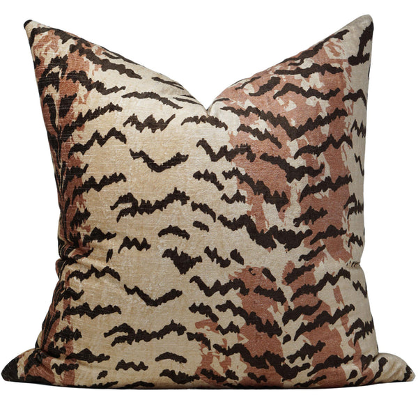 Velvet Tiger Pillow