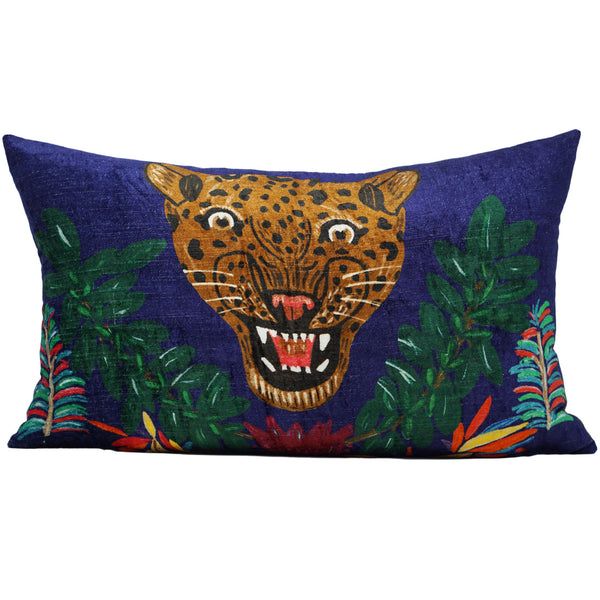 Fierce Leopard Pillow