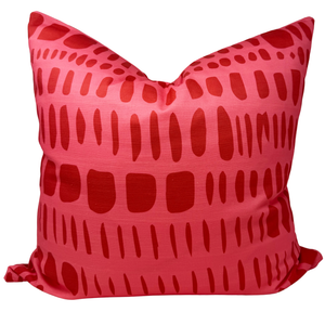 22" Sari Pillow Cover in Fuchsia
