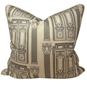 22" Portes de Paris Pillow Cover (#2)