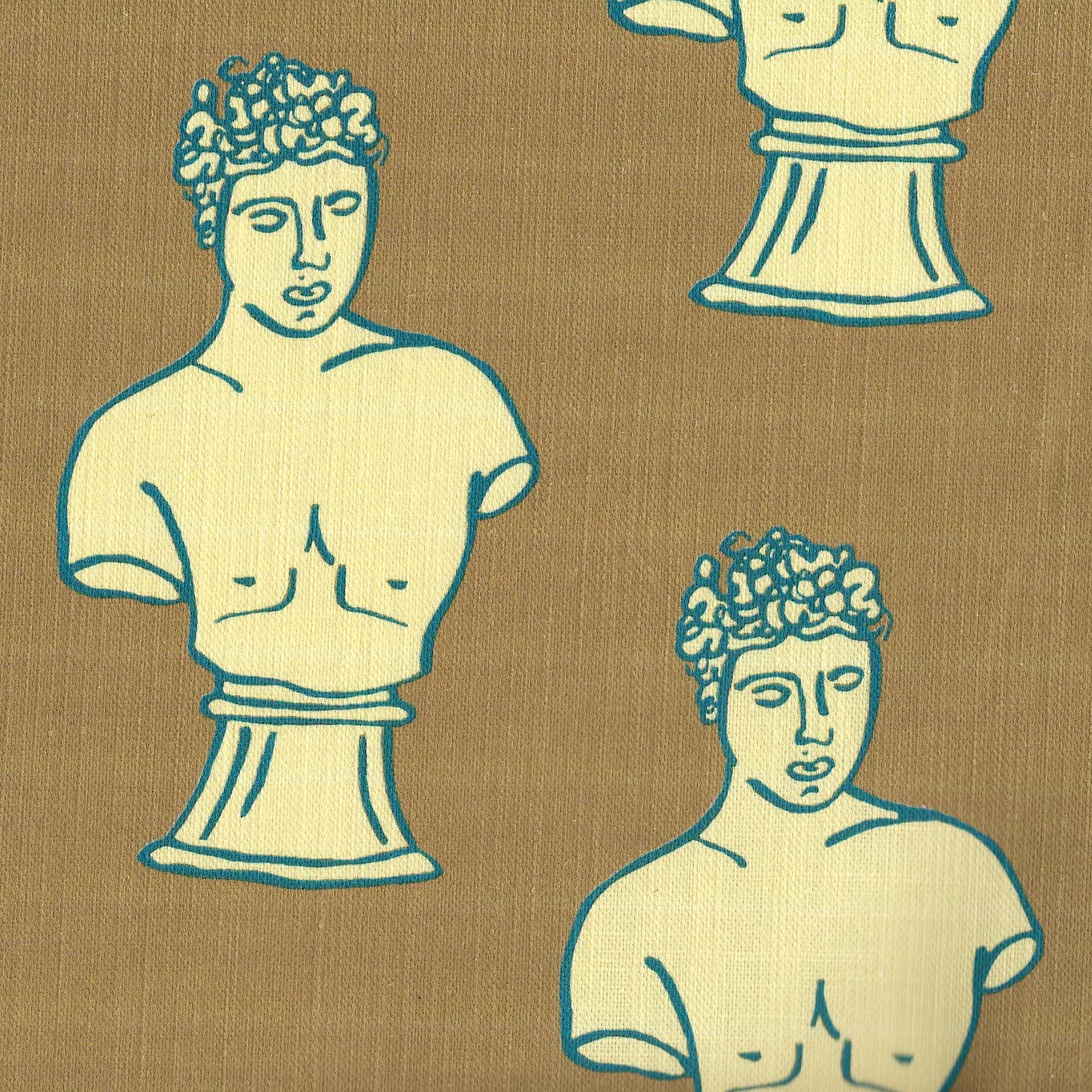 Adonis Greek Statue Designer Fabric – Post House