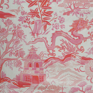 Gardens of Chinoise Pink Fabric