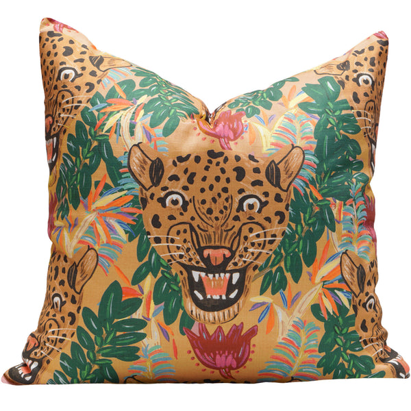 Fierce Leopard Pillow