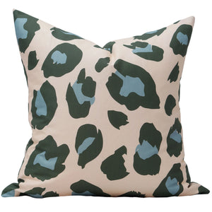 24" Leopold in Emerald Pillow Cover