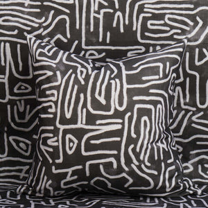 Ritual in Charcoal Pillow