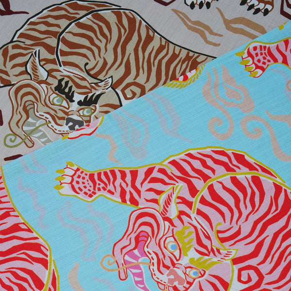 Tigers of Tibet Fabric