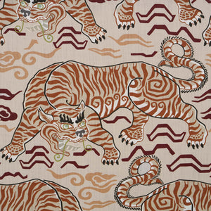 Tigers of Tibet Fabric