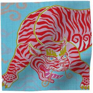 Tigers of Tibet Fabric