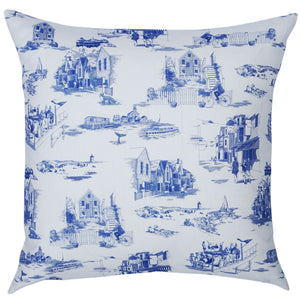 Toile de Provincetown Pillow