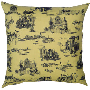Toile de Provincetown Pillow
