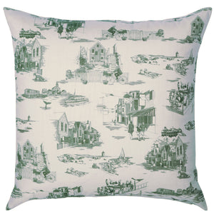 Toile de Provincetown Pillow
