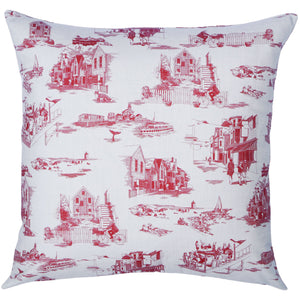 Toile de Provincetown Pillow