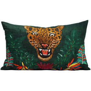 Fierce Leopard Pillow