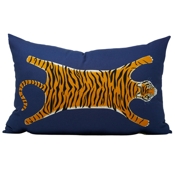 Tigris Pillow in Royal Blue